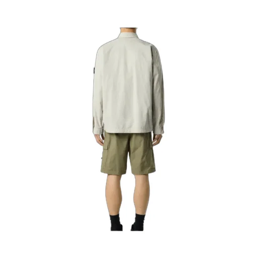 Comfort-Fit Overshirt With Snap Fastening