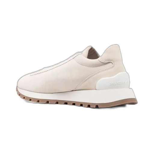 Brunello Cucinelli Round-Toe Lace-Up Trainers