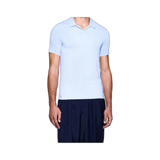 Giorgio Armani Stretch Short-Sleeved Jersey Polo Shirt