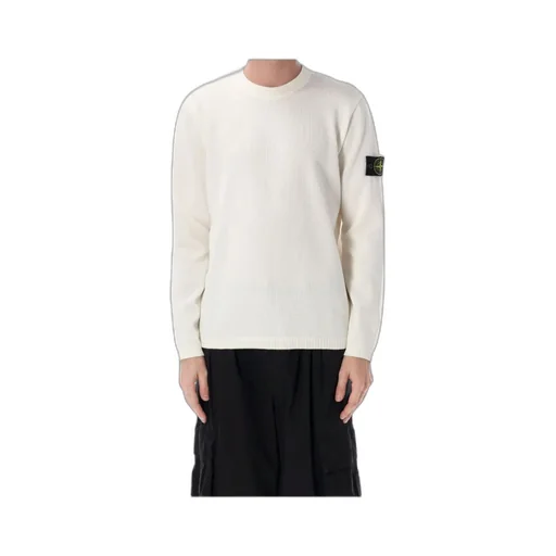 Stone Island Logo Patch Crewneck Jumper