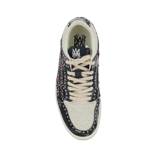 Amiri Skel Top Low Embellished Sneakers