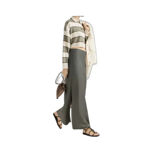 Brunello Cucinelli Slit Detailed Maxi Skirt