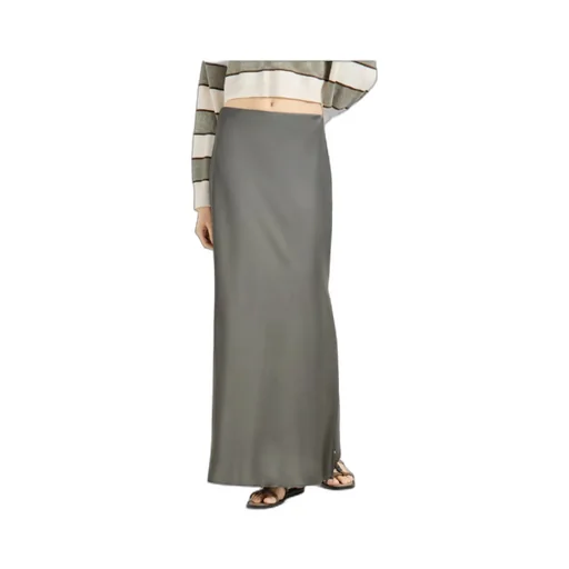 Brunello Cucinelli Slit Detailed Maxi Skirt
