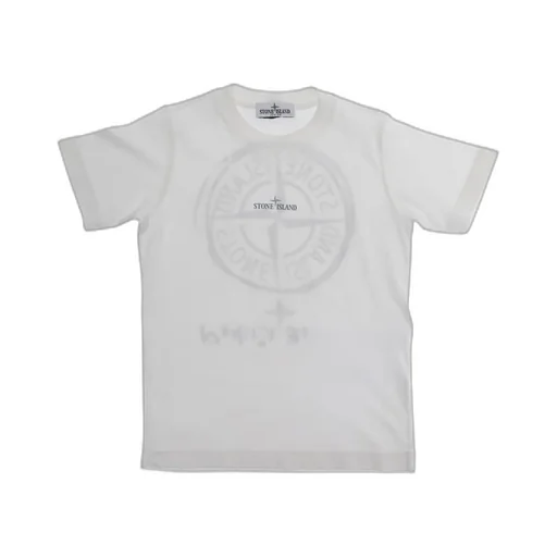 Stone Island Junior Logo Printed Crewneck T-Shirt