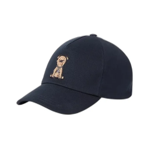 Dark Blue Canvas Baseball Cap