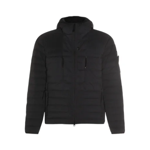 Stone Island Zipped Hooded Coat