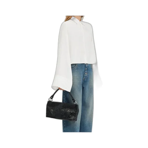 Mm6 Maison Margiela Jacquard Convertible Shirt