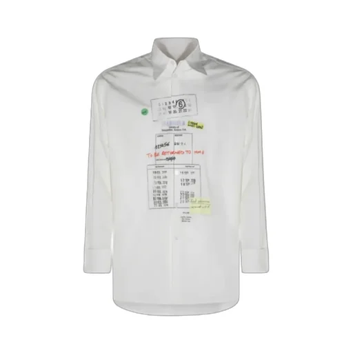 Mm6 Maison Margiela Graphic Print Buttoned Shirt