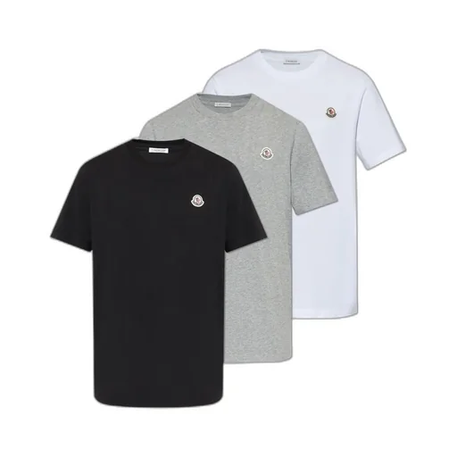 Moncler 3 Packs Logo Patch Crewneck T-Shirt