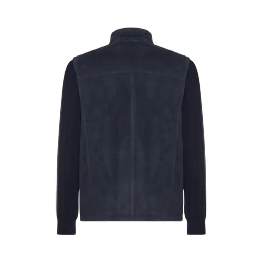 Eleventy Panelled Zip-Up Jacket