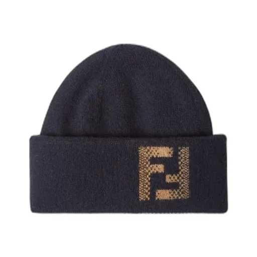 Blue Wool And Cashmere Hat