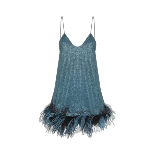 Osree Lumire Plumage Sleeveless Mini Dress