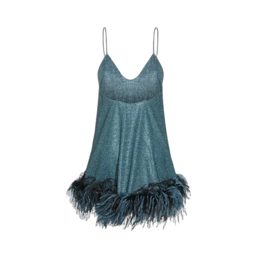 Osree Lumire Plumage Sleeveless Mini Dress