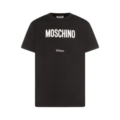 Moschino Logo-Print Crewneck T-Shirt