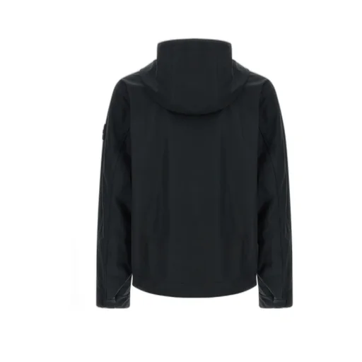 Stone Island Logo Patch Zip-Up Jacket
