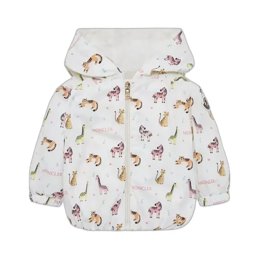 Guniz Animal Print Hooded Rain Jacket