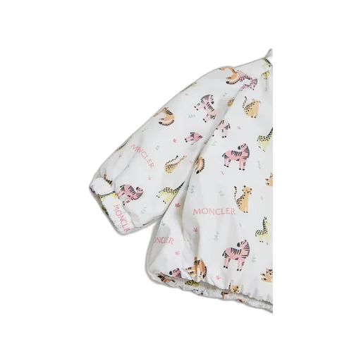 Guniz Animal Print Hooded Rain Jacket
