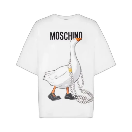 Goose-Pattern T-Shirt