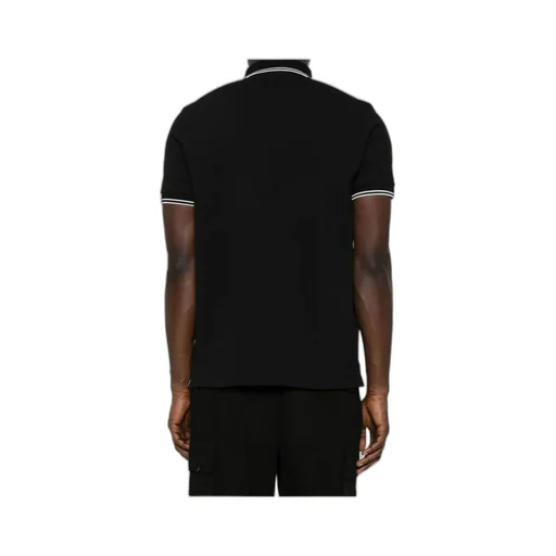Stone Island Logo Patch Short-Sleeve Polo Shirt