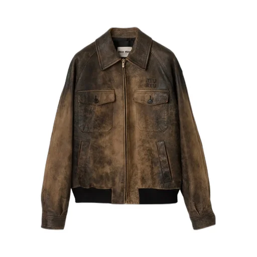 Miu Miu Long-Sleeved Zipped Jacket