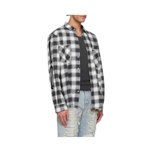 Amiri Long-Sleeved Checked Shirt