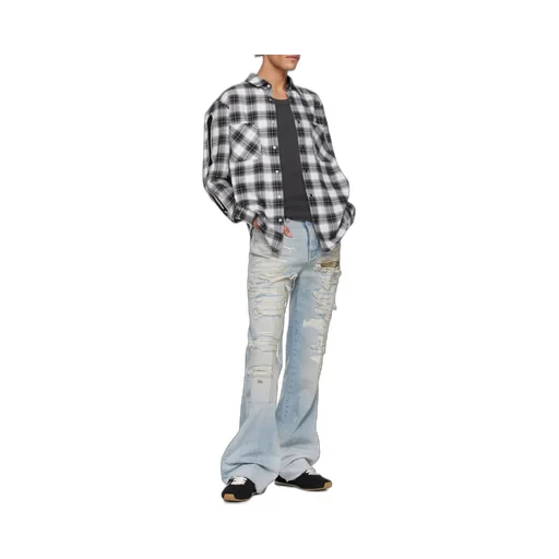 Amiri Long-Sleeved Checked Shirt