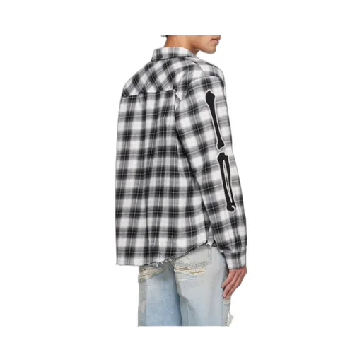 Amiri Long-Sleeved Checked Shirt