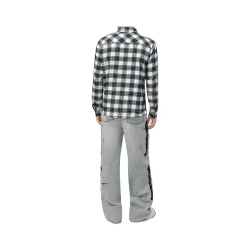 Amiri Long-Sleeved Checked Shirt