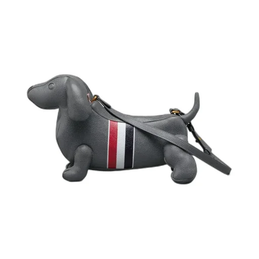 Thom Browne Hector Dog-Shaped Zip-Up Crossbody Bag