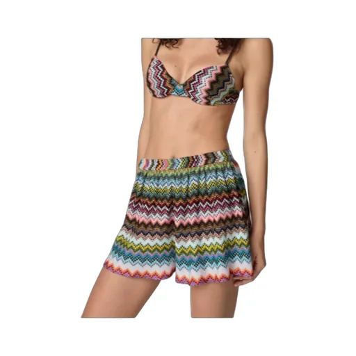 Missoni Pixelated Zigzag Motif Shorts