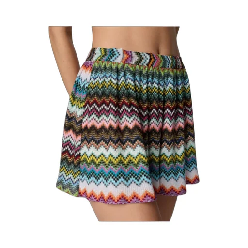 Missoni Pixelated Zigzag Motif Shorts