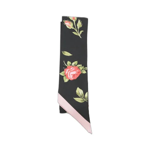 Dolce & Gabbana Rose Bouquet-Printed Twill Scarf