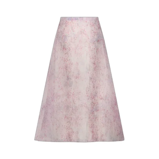 Alberta Ferretti Tie-Dyed Midi Skirt