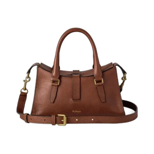 Mulberry Buckle Detailed Top Handle Bag