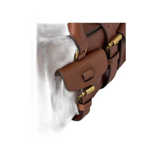 Mulberry Buckle Detailed Top Handle Bag
