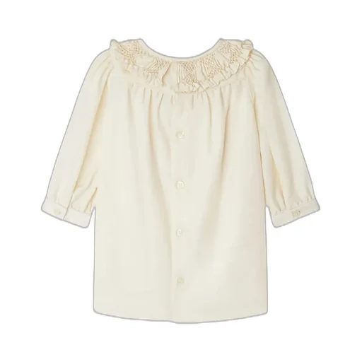 Ruffled Collar Silk Dress