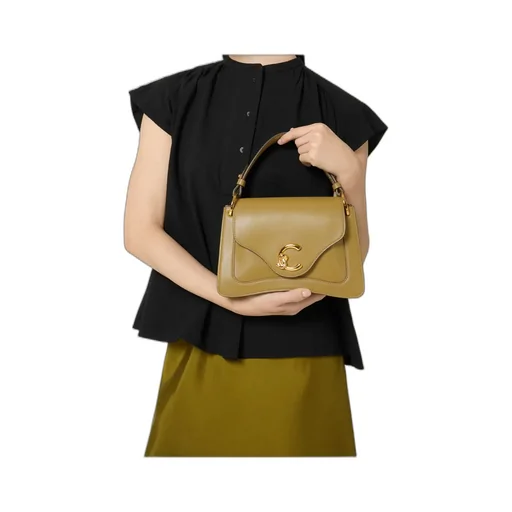 Coccinelle C-Me Foldover Top Tote Bag