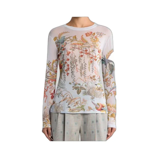 Etro Floral Motif Printed Top