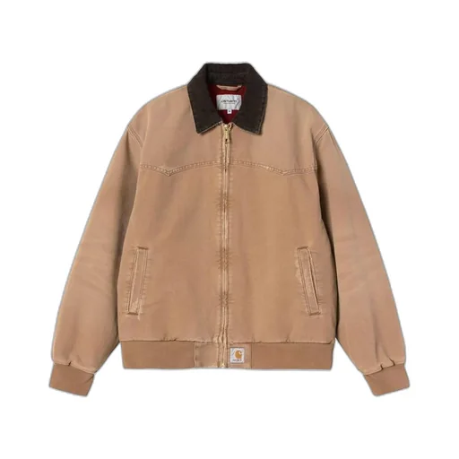 Carhartt Wip Logo Patch Zip-Up Jacket