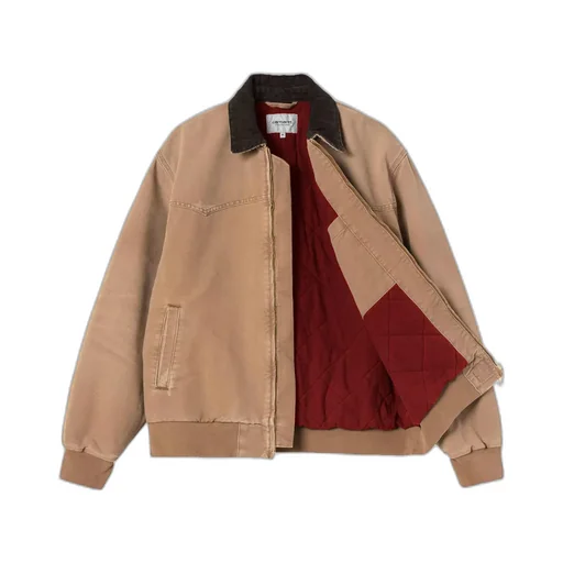 Carhartt Wip Logo Patch Zip-Up Jacket