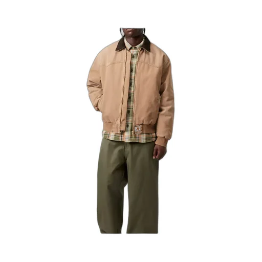 Carhartt Wip Logo Patch Zip-Up Jacket