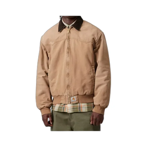 Carhartt Wip Logo Patch Zip-Up Jacket