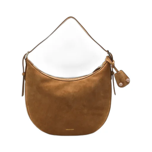 Fabiana Filippi Logo Detailed Zipped Shoulder Bag