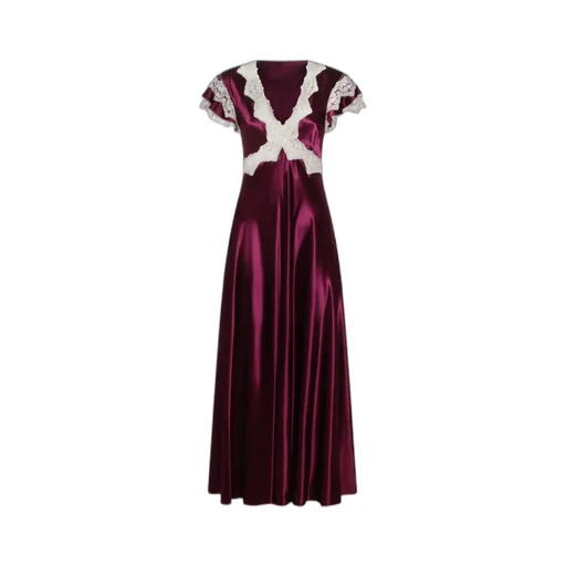 Alberta Ferretti Lace-Detailed Dress