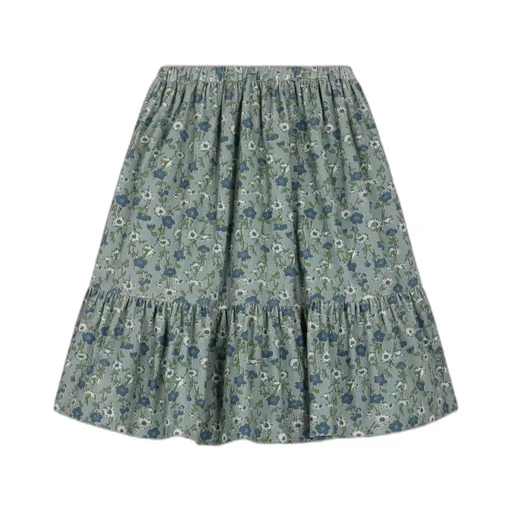 Floral Ruffled Skirt