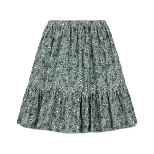 Floral Ruffled Skirt