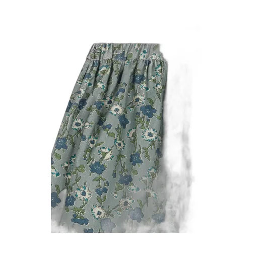 Floral Ruffled Skirt