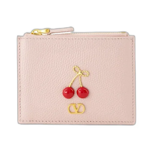 Valentino Cherryfic Zip-Up Cardcase