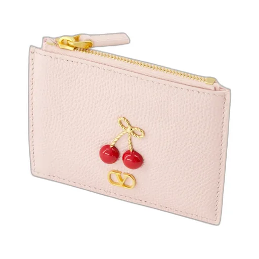 Valentino Cherryfic Zip-Up Cardcase
