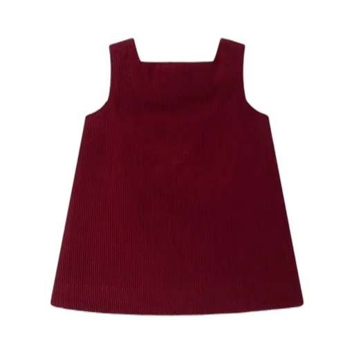 Buttoned Corduroy Dress